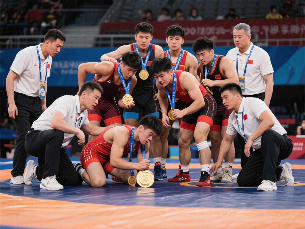 勇夺佳绩：再添两铜 中国摔跤队圆满收官